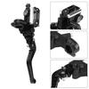 L+R 22mm Motorcycle Master Cylinder Hydraulic Brake Pump Clutch Levers Reservoir