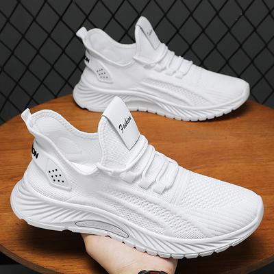 Running Shoes 2025 Summer New Shoes Trendy Couple Fashion Flying Woven Shoes Casual Sports Shoes