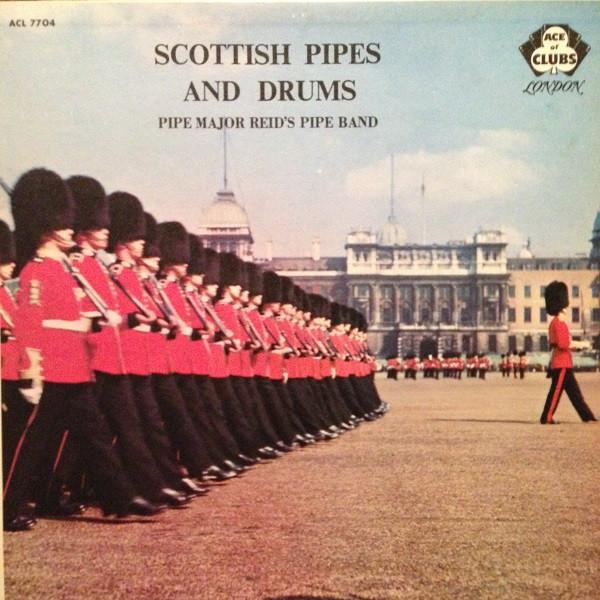 

LP Record PIPEMAJOR REIDS PIPE BAND Scottish Pipes And Drums ACL7704 Ace Of Clubs Canada Military Used