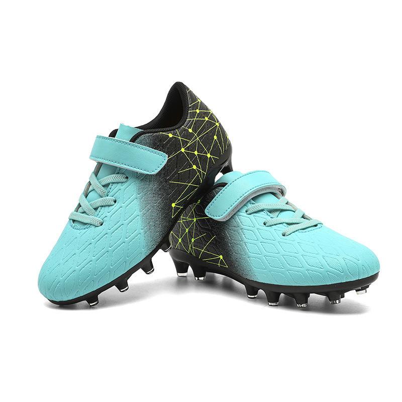 Large size football shoes men and women children broken nails tf artificial turf AG nails leather feet school game training shoes children