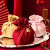 Gift Bag Candy with Faux Pearl Creative Drawstring Christmas Pouch Wedding Jewelry Storage Velvet for Birthday Mini