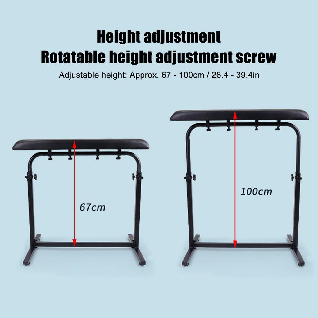Tattoo Armrest Stand Adjustable Rotatable Stainless Steel Base Flexible Soft Pad Tattoo Arm Stand