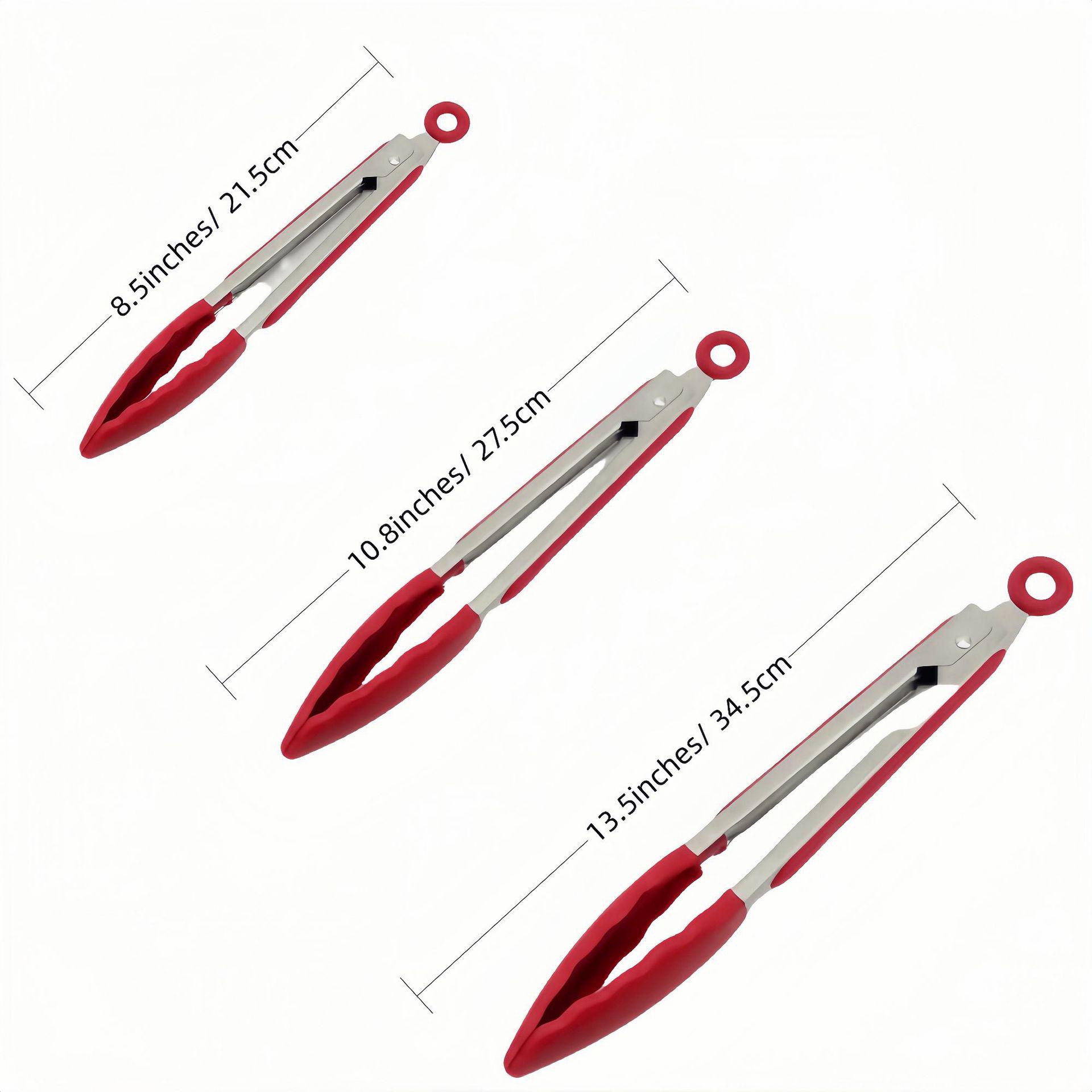 Силиконовый кухонный зажим для еды, устойчивый к высоким температурам