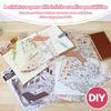 Livro de Adesivos de Cenário de Papel com 4 Peças Alívio do Estresse Cena de Adesivos 3D Estimular a Imaginação Livro de Paisagismo Miniatura 3D para Crianças