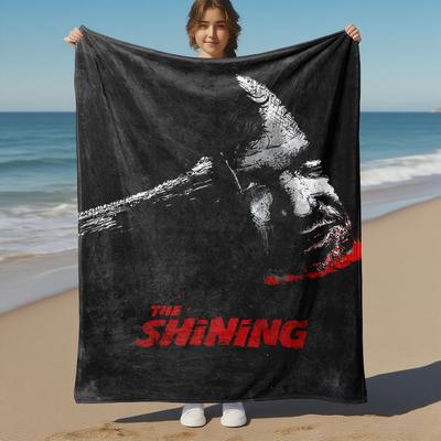 1pc The Shining Outdoor Blanket - Throw Blanket, Soft , Flannel Blankets, Living Room, Travel, Camping C1209089