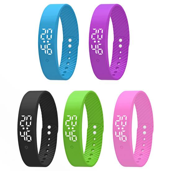 Vibrating Alarm Wristband with Fitness Tracking Waterproof Silent Wake Up Clock Watch Vibration Sleep Bracelet for Heavy Sleepers Students Men Women