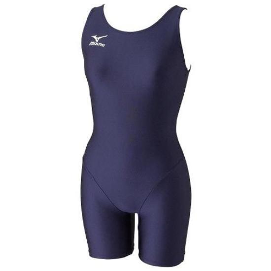 

MIZUNO Basic Fitness Women s Swimsuit, All-in-One, 85EA-200 (Size L, 14 Navy)