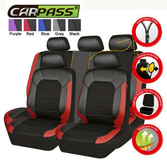 Mexico Cross-Border Car Seat Cover - Sandwich Stitching PU Leather