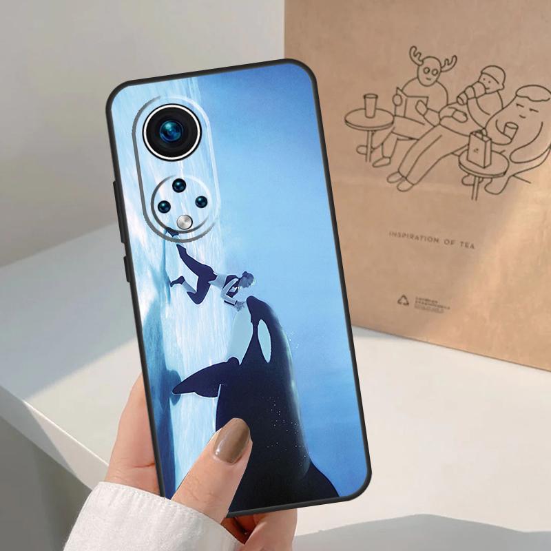 Killer Whale Orca For Honor Magic 8 Pro 7 6 5 Lite Case For Honor Win RT 200 400 50 70 90 X8b X9a X9b X9c X9d