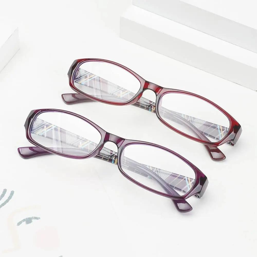 Fashion Vintage Portable Flowers Ultra Light Frame Eye Protection Anti-Blue Light Eyeglasses Reading Glasses