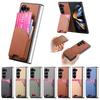 2 In 1 Detachable Cards Solt Wallet Case For Samsung Galaxy Z Flold 6 5 5G Fold6 Fold5 Magnetic Vertical Bag Wirelss Charging