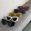 Cute Sexy Vintage Cat Eye Sunglasses Woman Small Black White Triangle Retro Ladies Sun Glasses Leopard Female Eyewear