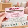 4 Pcs Mahjong Line Reader, American Mahjongg Scoring Card with Rules, Sliding Line Guide for NMJL Card, Rummy Tile Tracker