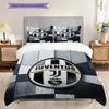 Set tre pezzi Orgoglio Heritage Juventus (1 * copripiumino + 2 * federa, senza nucleo) Copripiumino e federa morbidi e confortevoli