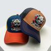 And Women Color Contrast Hip-Hop Embroidered Panda Letter Prints Baseball Caps Sun Protection Personalized Air Permeable Trucker Caps All-Match