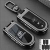 Zinc Alloy Key Cover for Toyota Vitz Camry Corolla RAV4 Highlander Avalon Yaris L - Replacement Key Case for Zihao ZixuanYOTA Yi LH5