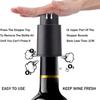 Red Wine Stopper Press-type Vacuum Wine Stopper with Scale Reusable Fresh-keeping Stopper Red Wine Bottle Sealer Bar Tool