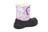 Akiriko Snow Boots, 4cm Waterproof, Boa Cuff, Inner Cushion, Velcro Closure, Girls' Junior Size, Lavender/Purple, 18cm