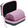 Summer Sports Towel With Storage Case for Daily Gym Bags and Hiking Days, Reusable Sweat Wipe Towel for Travel Use