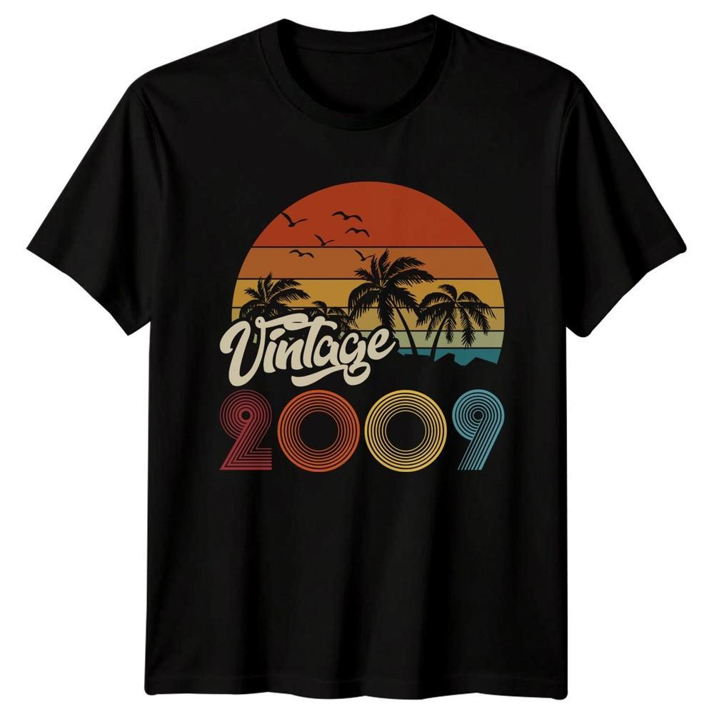 17th Birthday TShirt Vintage 2009 Birthday Party Gift Retro Tee For Unisex Unisex