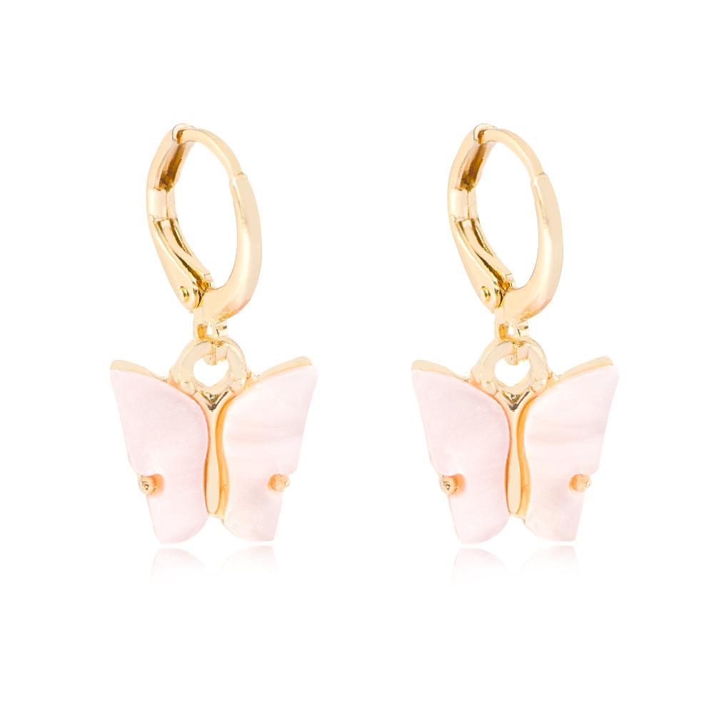 Stylish Butterfly Earrings Animal Design Chic Multicolor Womens Accessories Fashion