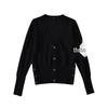Spring French Academy V-Neck Long-Sleeve Sweater - Casual, Single-Breasted with Pockets (XZ2165-26)