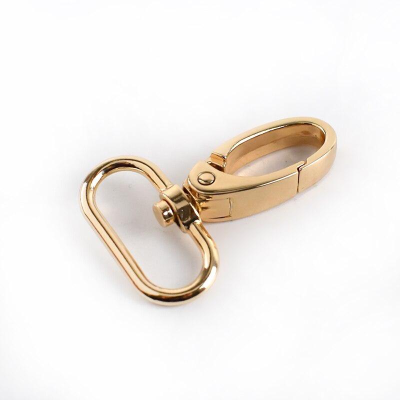 10pcs Lobster Swivel Hooks,Snap Hook Metal Swivel Clasps Bag Purse Hardware Oval Gate Swivel Snap Hook Purse Clip