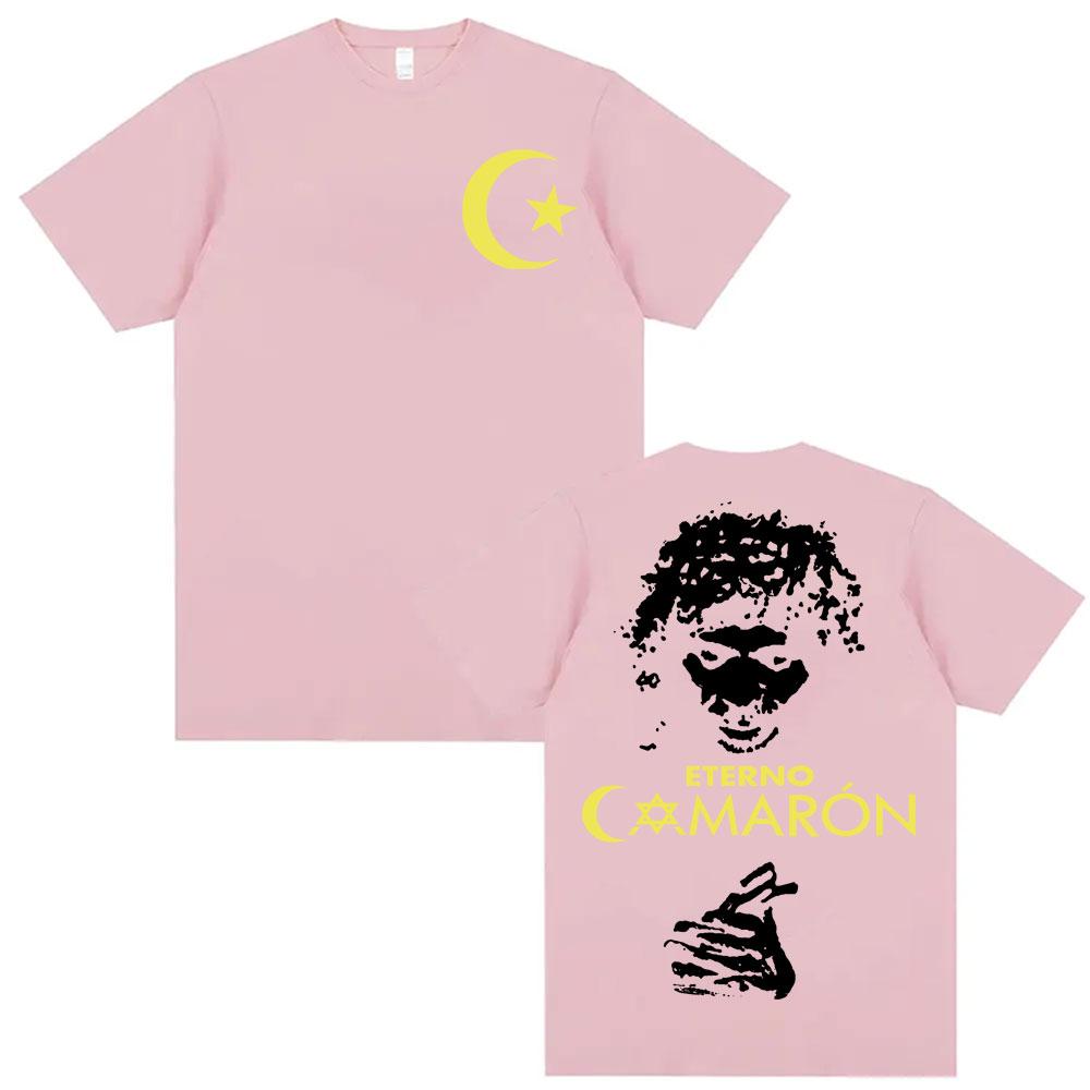 Camaron De La Isla FlaUnisexco Premium Spedizione Magliette Unisex Donna Vintage Hip Hop T-shirt 100% Cotone Casual Larga T-shirt Streetwear
