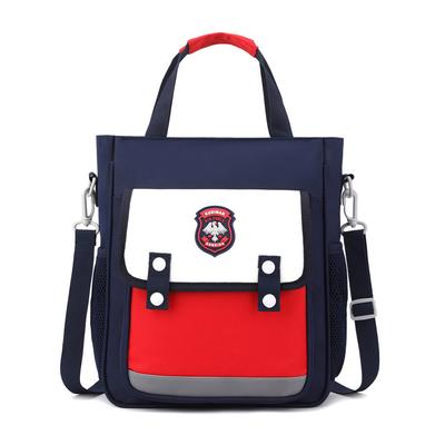 New Lightweight Tutoring Bag Boys and Girls Color Matching Large-capacity Children's Multi-functional Double Shoulder Tutoring Bag Primary School Bag