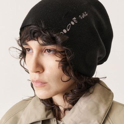 Odlyworkshop Oversize Axis Beanie, Blackout
