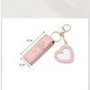 Portable Glitter Bags Lipstick 1pc Wallet Keychain Mini Storage Bag For Women Gift Solid Color Lipsticks Protective Cover