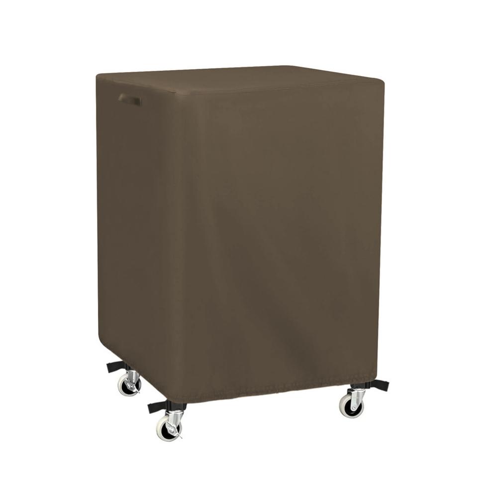 

Outdoor Protective Cover 72*46*102cm AV Cart Cover Adjustable Drawstrings Compact Storage Heavy-duty Oxford Material кавовий