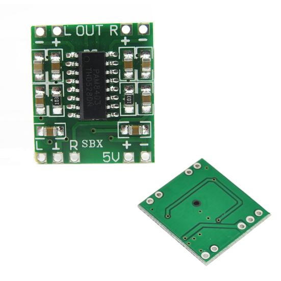 Super Mini Digital 2x3W Klasse D Verstärkerplatine PAM8403 2,5-5V USB-Stromversorgung