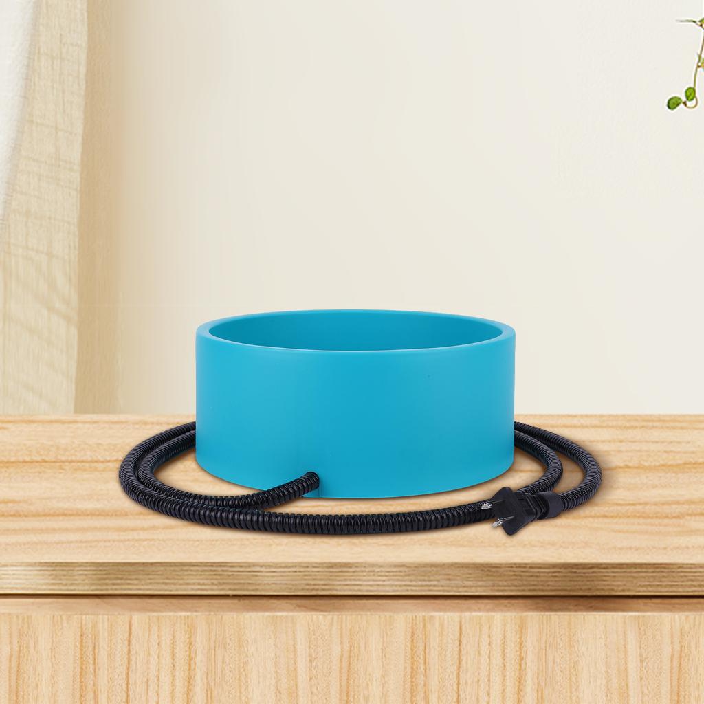 Outdoor Thermal Pet Bowl 3.2 L Heated Pet Water Bowl Anti-Freeze Heated Pet Water Dish for Cat Rabbit Chicken Duck Squirrel