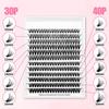 Single Cluster False Eyelashes European and American Thick Large Capacity Hot Melt Hair