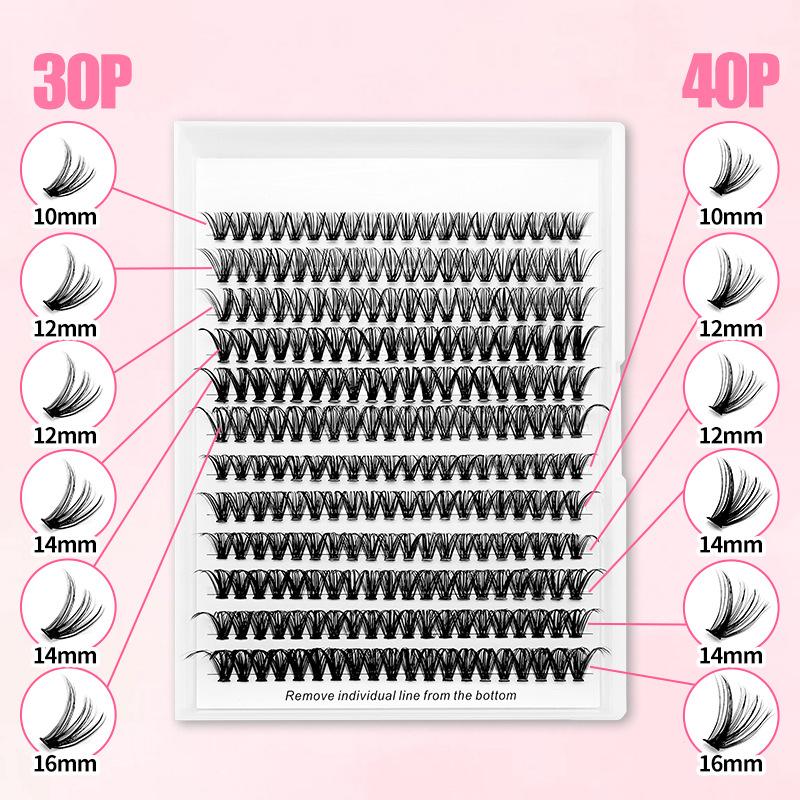 Single Cluster False Eyelashes European and American Thick Large Capacity Hot Melt Hair