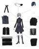 Ciel Phantomhive Cosplay Costume with Devil Black Costume for School and Stage Performances Phantomhive Includes Size [Excellent Quality] Wig, Style,