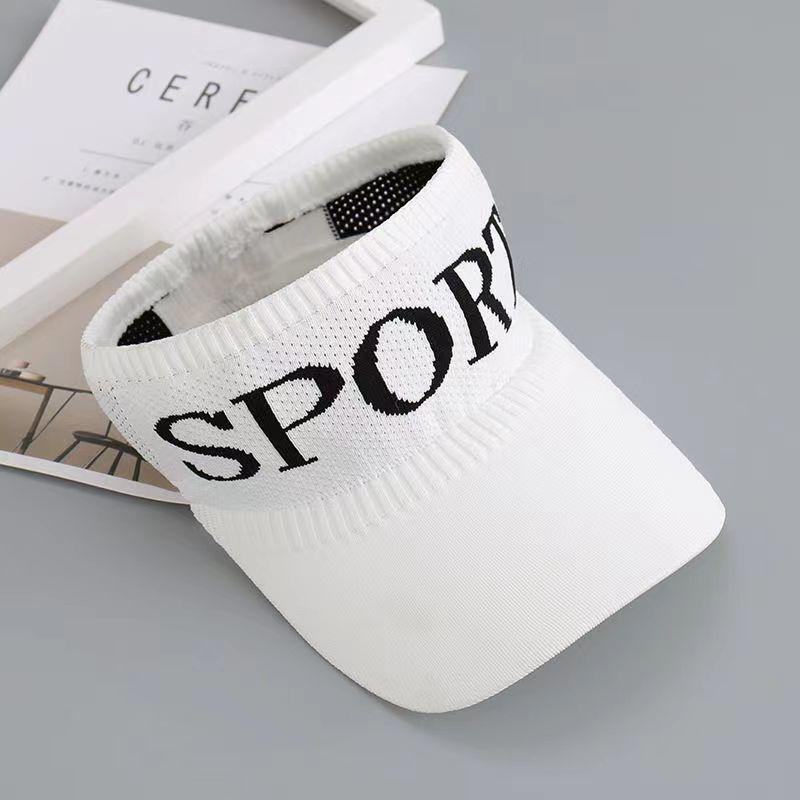 Women's Korean Style Summer Sun Visor - UV Protection Tennis Hat