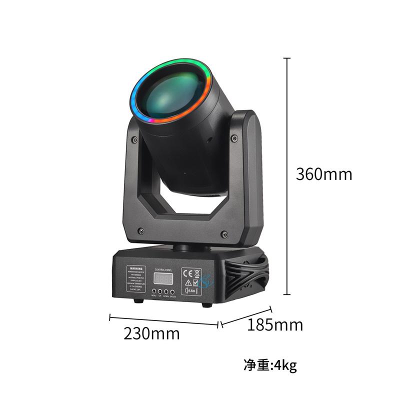 

DJ Свет 150 Вт Цветной луч Вращающаяся голова Свет с рисунком DMX512 Управление Для сцены Вечеринки Свадьбы Мероприятия Световое шоу UK Plug чёрный