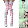 Oberschenkelhohe Lange Strümpfe Über-Knie-Socken Halloween Cosplay Festival Strümpfe Bedruckte Strümpfe für Damen und Mädchen