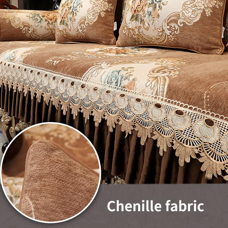 Non-Slip Sofa Covers for Living Room Luxury European Sofa Cushion Four Seasons Universal Jacquard Sofa Towel Decor Couch Cover