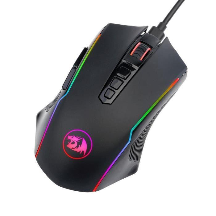 Gaming Mouse - Redragon - M910-ks Ranger Lite Rgb - 8000 Dpi - Wireless/wired - 5 Dpi Levels