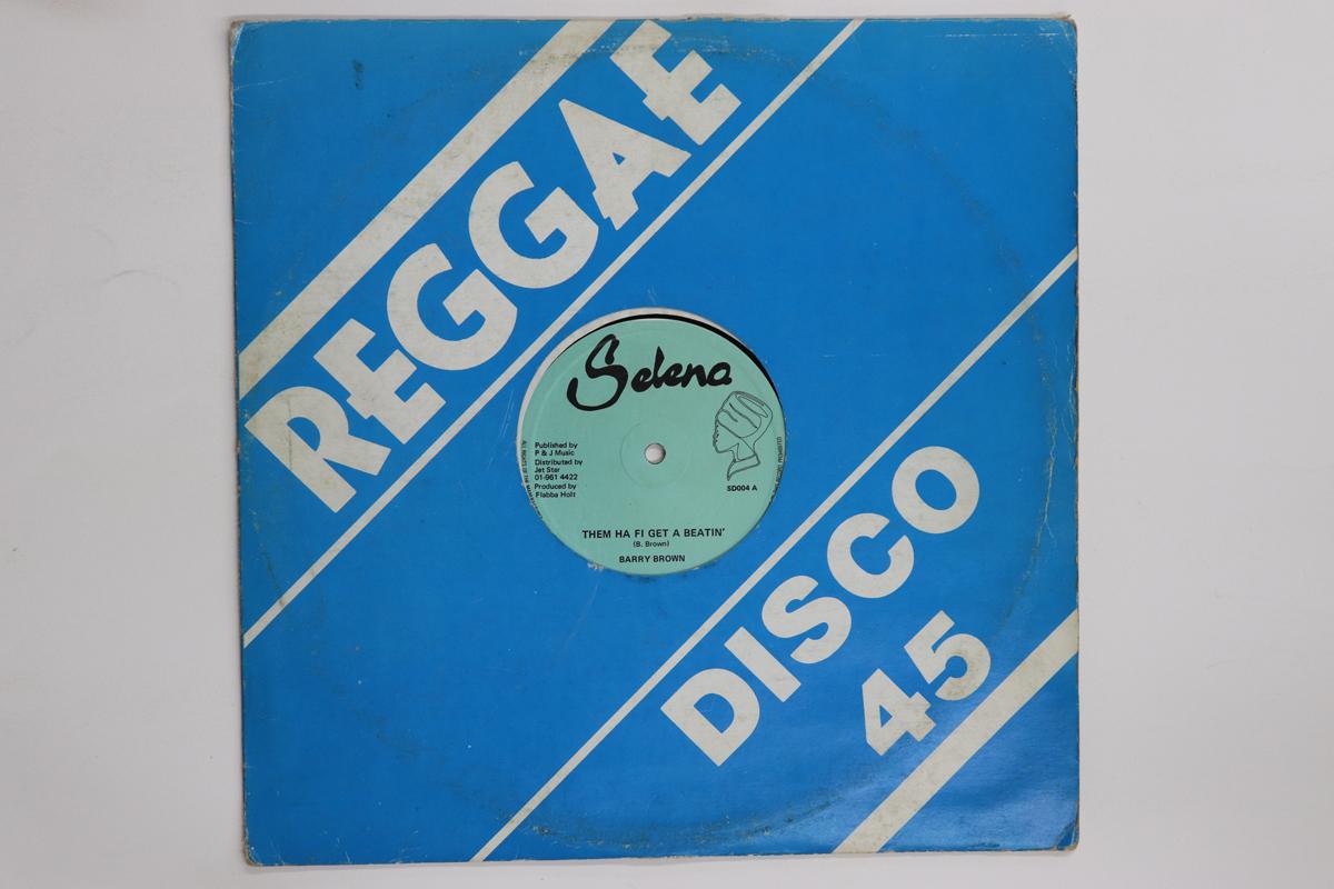 

12inch Record BARRY BROWN ROOTS RADICS BAND Them Ha Fi Get A Beatin Stop The SD004 SELENA 1981 UK Reggae Ska Dub Used
