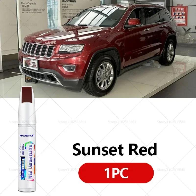For Jeep Grand Cherokee 1992-2025 Paint Repair Pen Touch Up Scratch Remover DIY Auto Accessories ZJ WJ WK WK2 WL Black White Red Rf1