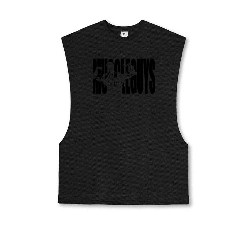 

Muscleguys, высококачественный быстросохнущий легкий дышащий жилет, мужская футболка без рукавов для бега и фитнеса XXL