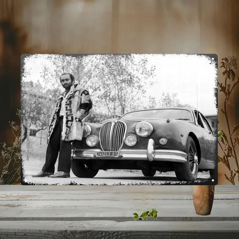 Vintage Metal Tin Sign Road Trip Decor Garage Wall Art