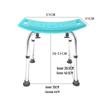 Adjustable Non-slip Waterproof Bath Stool for Elderly, Pregnant Women, and Disabled