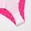 Large size sexy love printed underwear women's European and American ice silk seamless pure cotton crotch breathable yoga briefs without buttocks