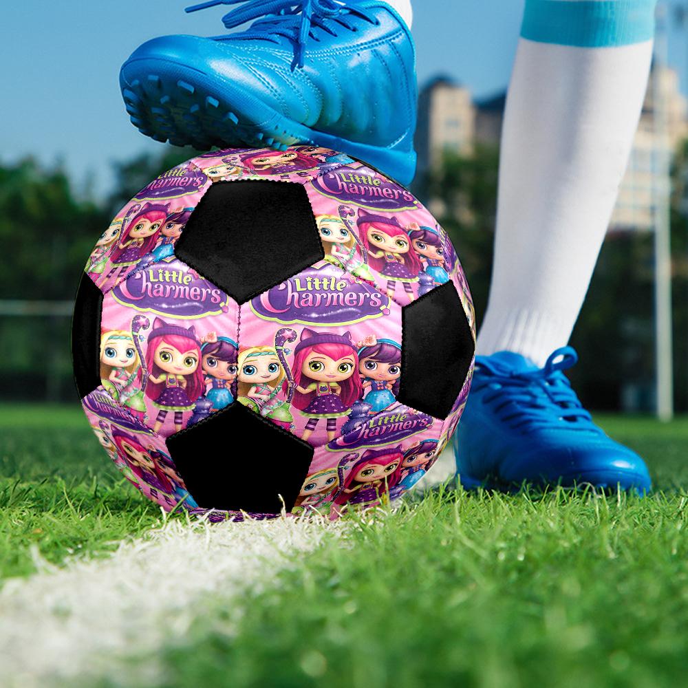 Little Charmers Theme Size 5 Soccer Ball, Suitable for Both Indoor and Outdoor Matches, a Gift Suitable for Everyone.