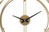 Wall Clock Gold Strips Cm Ø 50X4
